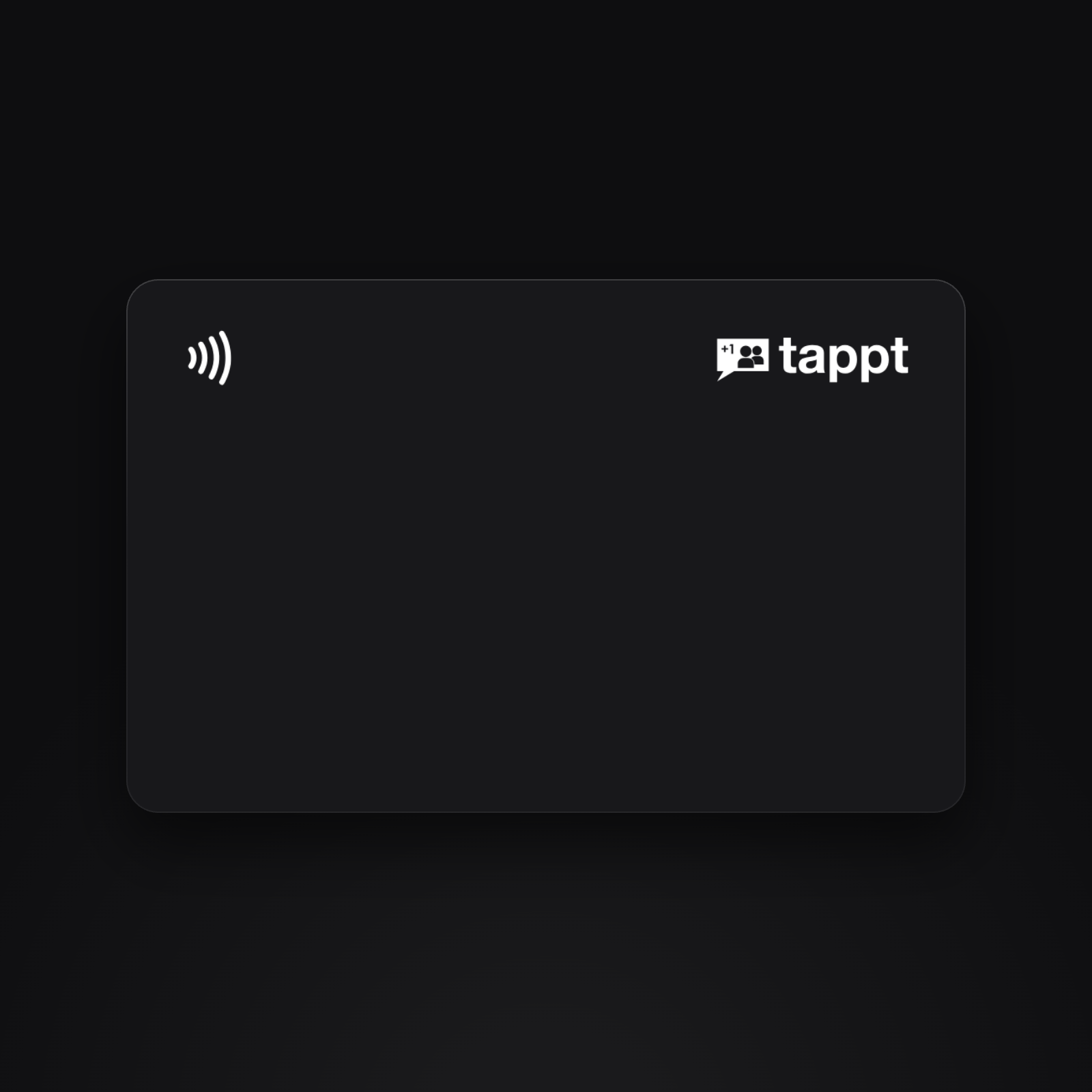 Tappt Card — Black