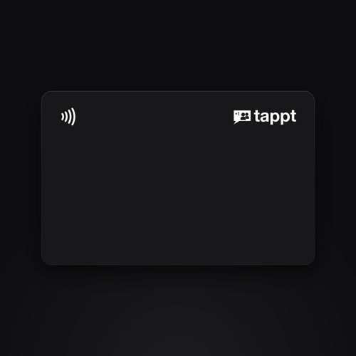 Tappt Card — Black
