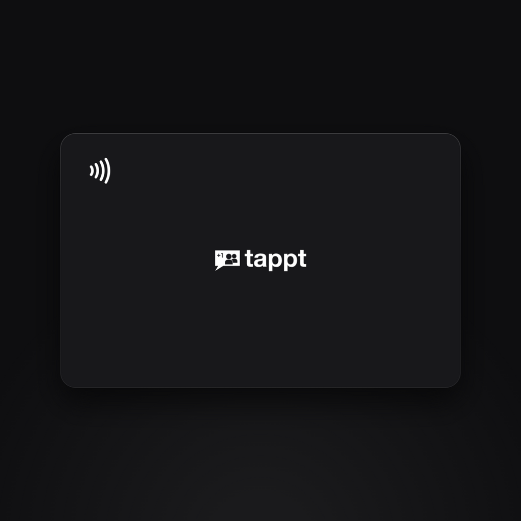 Tappt Card — Black