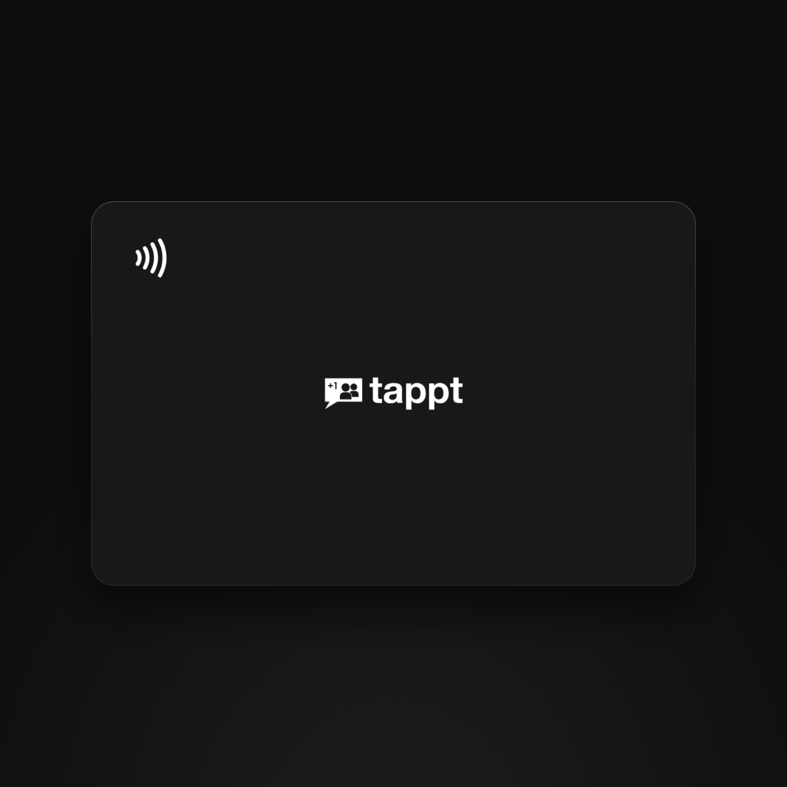 Tappt Card — Black